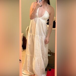 Lincoln Maxi Dress White - US 4 / White Princess Polly